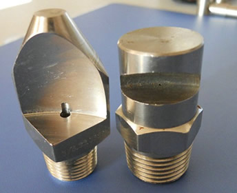 黃銅材質的不銹鋼窄角扇形噴嘴與通用扇形噴嘴